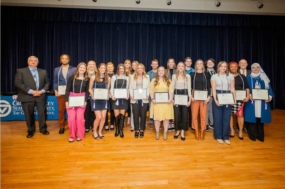 All of the recipients for Outstanding Final Project